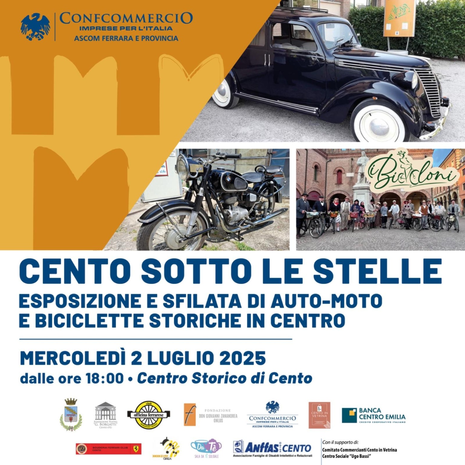 AUTO SOTTO LE STELLE A CENTO